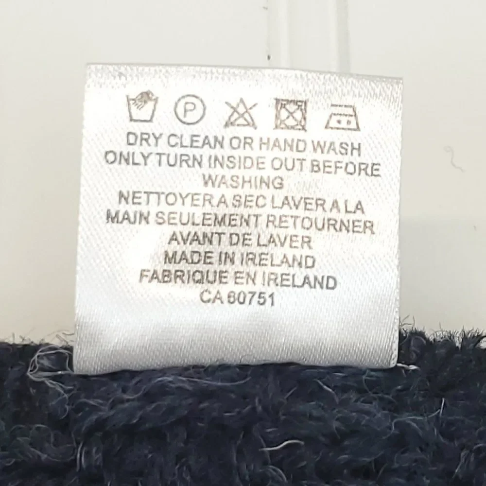 Rue Saint Patrick  Men's 100% Wool Chunky Cable Knit Fall Winter Sweater - Picture 11 of 11